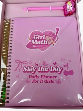 Pink 'Slay the Day' Daily Planner